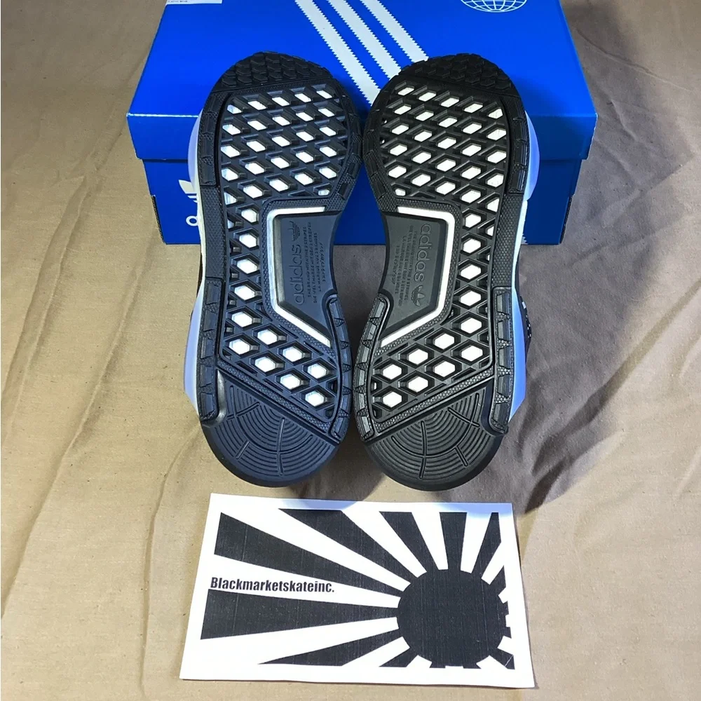 Adidas NMD R1 V3 'adiClub' Black White Royal Blue HQ9838 Men's Size 5.5
